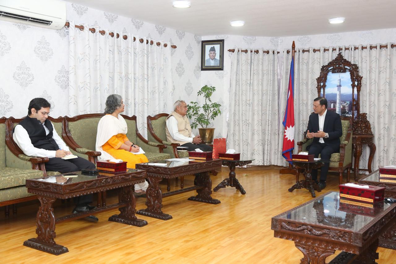 नेपाल के स्पीकर ने लोकसभा अध्यक्ष ओम बिरला को दिया काठमांडू आने का न्योता