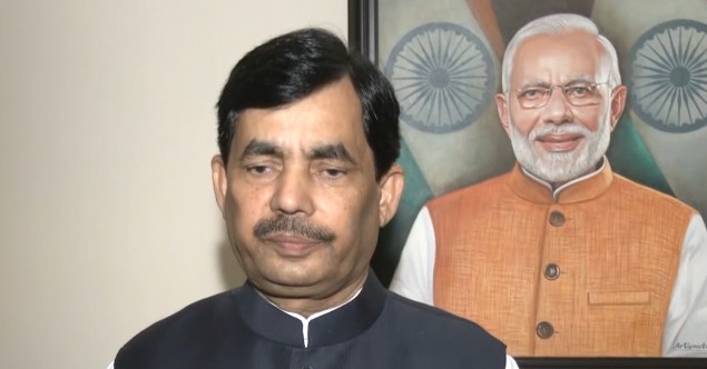 ‘शीशे के घर में रहने वाले दूसरों के घरों पर पत्थर नहीं चलाते’, कांग्रेस पर बरसे शाहनवाज हुसैन